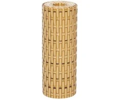 Balkono pertvaros, 10vnt., rudos, 255x19cm, poliratanas