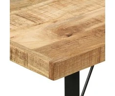 Baro stalas, 110x55x107cm, mango medienos masyvas ir geležis