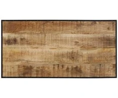 Baro stalas, 110x55x107cm, neapdorotos mango medienos masyvas