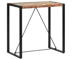 Baro stalas, 110x60x110cm, perdirbtos medienos masyvas