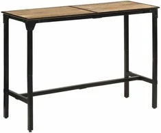 Baro stalas, 150x55x107cm, neapdorotos mango medienos masyvas