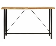 Baro stalas, 180x70x107cm, mango medienos masyvas ir geležis