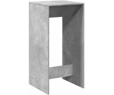 Baro stalas, betono pilkas, 51x50x103,5cm, apdirbta mediena