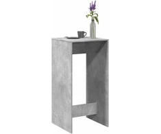 Baro stalas, betono pilkas, 51x50x103,5cm, apdirbta mediena