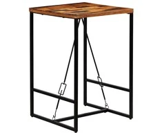 Baro stalas, perdirbta mediena, 70x70x106cm