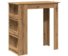 Baro stalas su lentyna, artisano, 102x50x103,5cm, mediena
