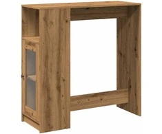 Baro stalas su lentynomis, artisano, 101x40x103,5cm, mediena