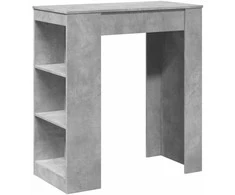 Baro stalas su lentynomis, betono, 95x47x103,5cm, mediena