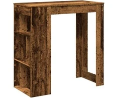 Baro stalas su lentynomis, medienos, 102x50x103,5cm, mediena