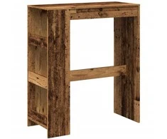 Baro stalas su lentynomis, medienos, 90x40x103,5cm, mediena