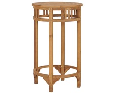 Baro staliukas, 60cm skersmens, tikmedžio medienos masyvas