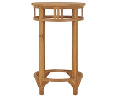Baro staliukas, 60cm skersmens, tikmedžio medienos masyvas
