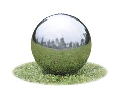 Baseino fontanas-sfera su LED, nerūd. plienas, 20 cm