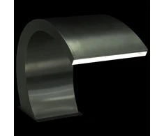 Baseino fontanas su LED, 30x60x45cm, nerūdijantis plienas