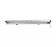 Baseino fontanas su LED, 90cm, stačiak. formos, nerūdijantis plienas