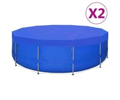 Baseino uždangalai, 2vnt., 460cm, PE, 90g/m², apskriti