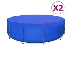 Baseino uždangalai, 2vnt., 540cm, PE, 90g/m², apskriti
