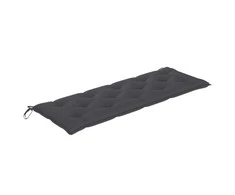 Batavia suoliukas su antracito pagalvėle, 150cm, tikmedis