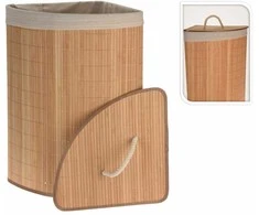 Bathroom Solutions Kampinis skalbinių krepšys, bambukas