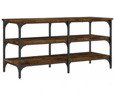 Batų suoliukas, dūminio ąžuolo, 100x38,5x49cm, apdirbta mediena