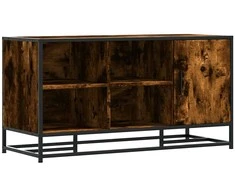 Batų suoliukas, dūminio ąžuolo, 100x40x53,5 cm, mediena/metalas