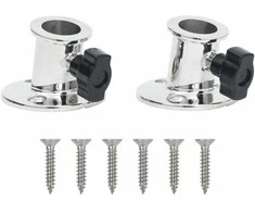 Bimini viršaus stogelio pagrindai 26mm stulpams, 2vnt., plienas