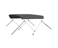 Bimini viršaus stogelis, antracito, 180x150x110cm, 2 lankai