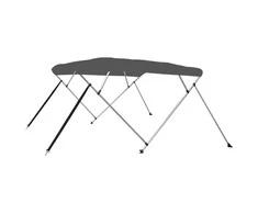 Bimini viršaus stogelis, antracito, 243x196x137cm, 4 lankai