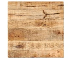 Bistro staliukas, 50x50x75cm, neapdorota mango mediena