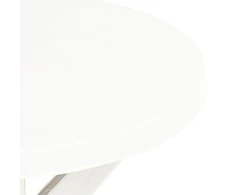 Bistro staliukas, baltos spalvos, plastikas, 70cm skersmens