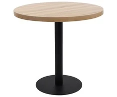 Bistro staliukas, šviesiai rudos spalvos, 80cm, MDF