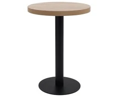 Bistro staliukas, šviesiai rudos spalvos, 60cm, MDF