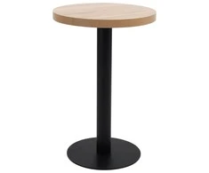 Bistro staliukas, šviesiai rudos spalvos, 50cm, MDF