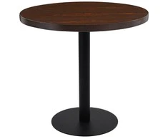 Bistro staliukas, tamsiai rudos spalvos, 80cm, MDF