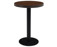 Bistro staliukas, tamsiai rudos spalvos, 60cm, MDF