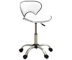 Biuro kėdė, baltos spalvos, dirbtinė oda (323673)