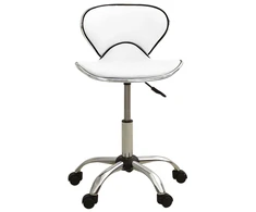 Biuro kėdė, baltos spalvos, dirbtinė oda (323673)