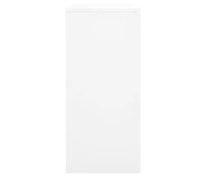 Biuro spintelė su stumdomom durim, balta, 90x40x90cm, plienas