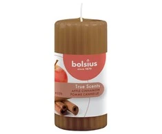 Bolsius Kvepiančios žvakės, 6vnt., 120x58mm, obuolių ir cinamono kvapo