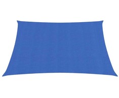Burė nuo saulės, mėlyna, 4x4m, HDPE, 160g/m², kvadratinė