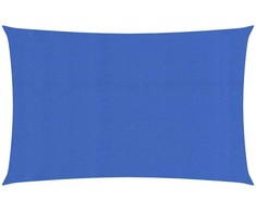 Burė nuo saulės, mėlynos spalvos, 4x7m, HDPE, 160g/m²