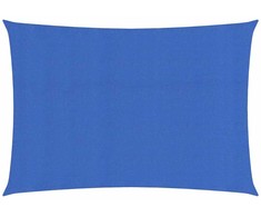 Burė nuo saulės, mėlynos spalvos, 5x7m, HDPE, 160g/m²