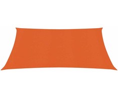 Burė nuo saulės, oranžinė, 4x4m, HDPE, 160g/m², kvadratinė