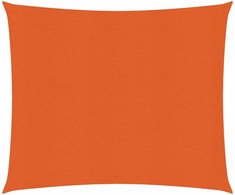 Burė nuo saulės, oranžinė, 4x4m, HDPE, 160g/m², kvadratinė