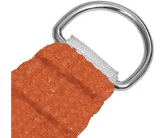 Burė nuo saulės, oranžinės spalvos, 3x5m, HDPE, 160g/m²