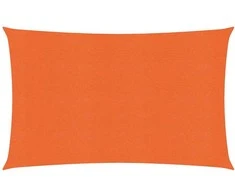 Burė nuo saulės, oranžinės spalvos, 3x5m, HDPE, 160g/m²