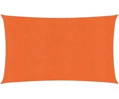 Burė nuo saulės, oranžinės spalvos, 3x6m, HDPE, 160g/m²