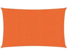 Burė nuo saulės, oranžinės spalvos, 5x7m, HDPE, 160g/m²