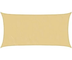 Burė nuo saulės, smėlio, 7x4m, 100% oksfordo poliesteris