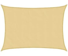 Burė nuo saulės, smėlio, 8x6m, 100% oksfordo poliesteris
